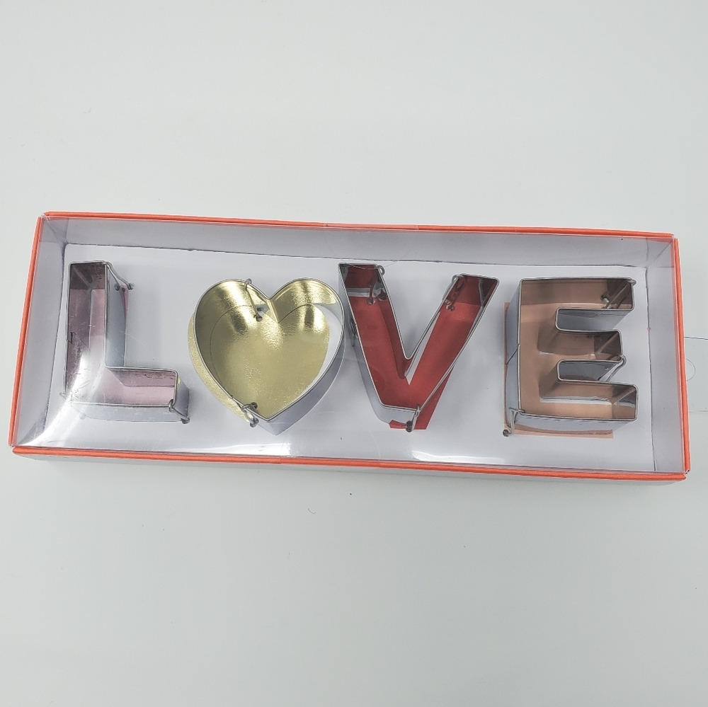 Meri Meri "LOVE"  Metal Cookie Cutter
